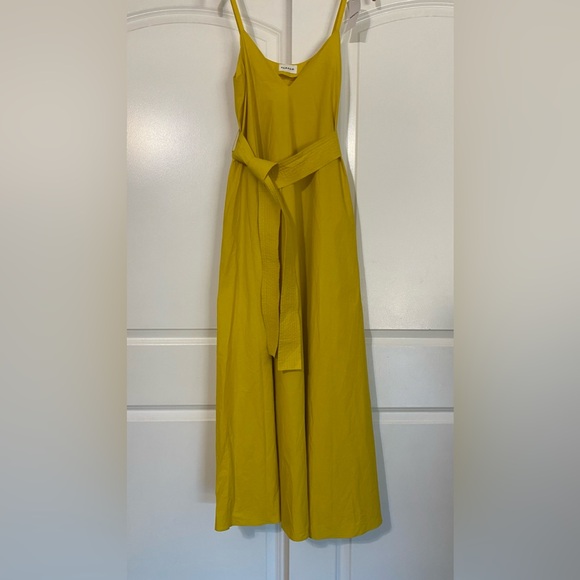 New P.A.R.O.S.H. XS Yellow Maxi Dress With Pockets - Picture 2 of 13